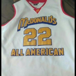 High school authentic Allen iverson jersey